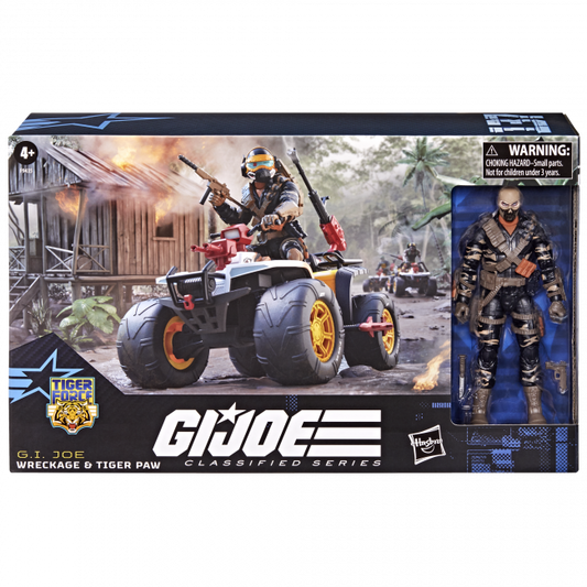 G.I. Joe Classified Series: #137 Tiger Force Wreckage & Tiger Paw ATV