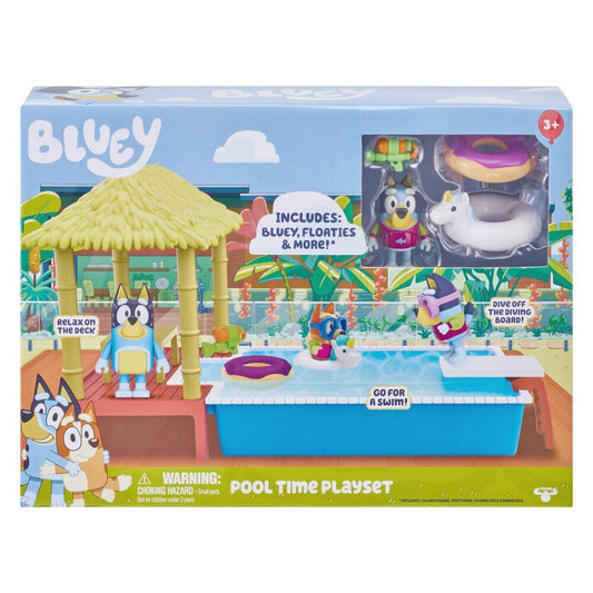 Bluey Pool Time Fun Playset