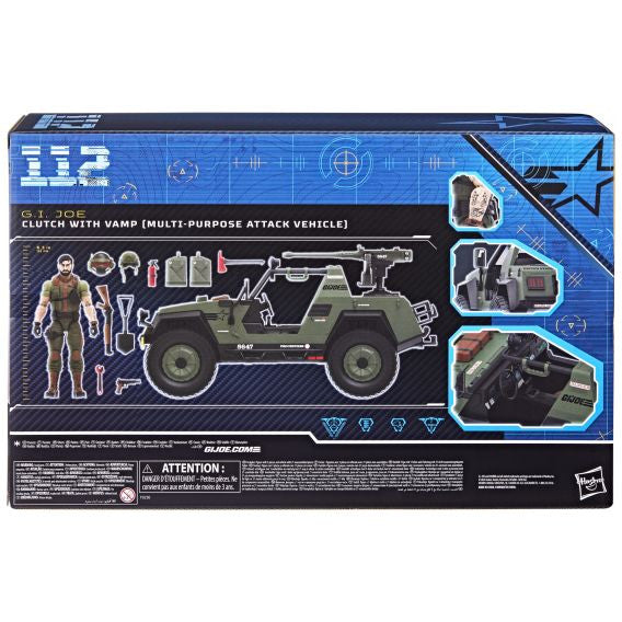 G.I. Joe Classified Series: #112 Clutch with VAMP (Multi-Purpose Attack Vehicle)