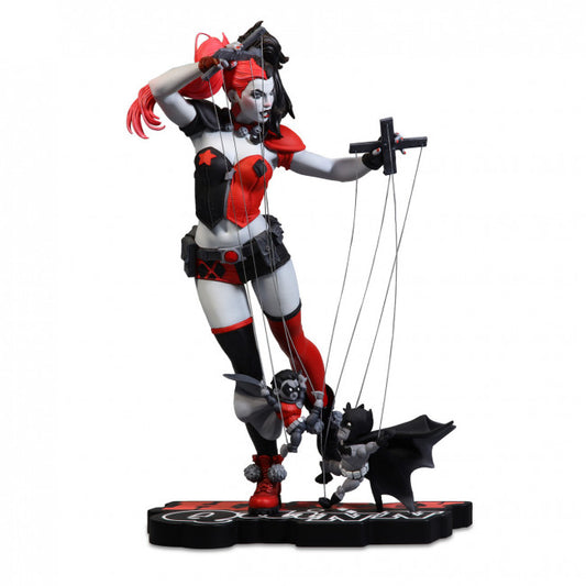 DC Direct Statue: Harley Quinn Red, White & Black Emanuela Lupacchino