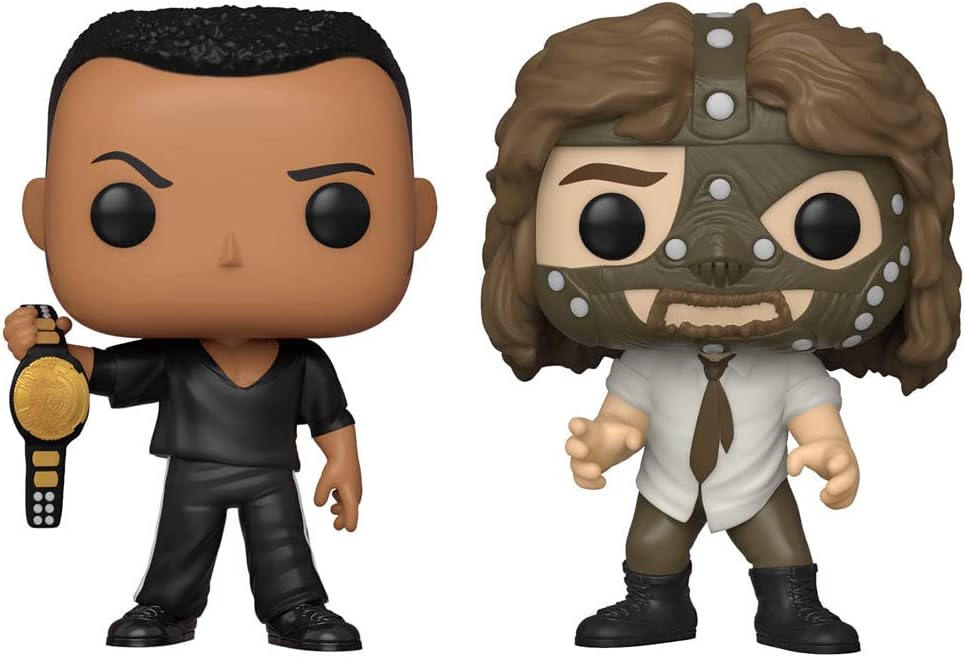 WWE The Rock vs Mankind 2 Pack Funko POP! Vinyl