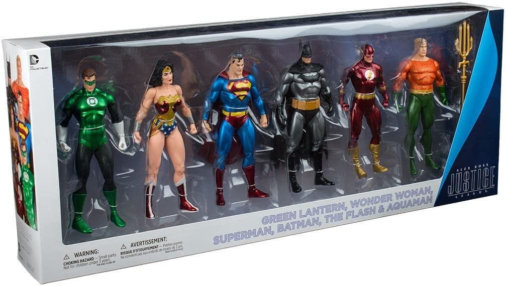 DC Collectibles Alex Ross Justice League Action Figure (6 Pack)