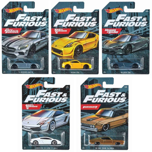 Hot Wheels Themed Auto Fast & Furious Assorted