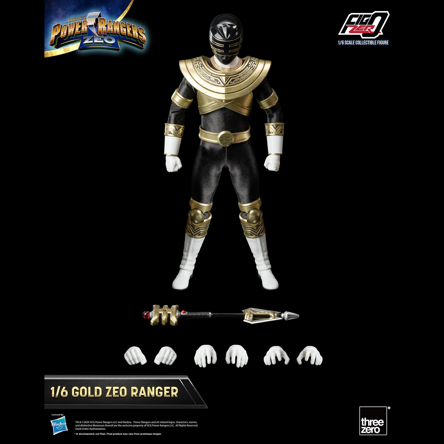 Power Rangers Zeo - FigZero 1/6 Gold Zeo Power Ranger Action Figure