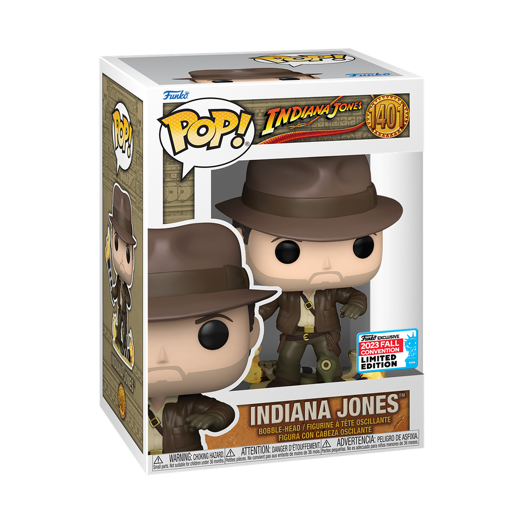 Indiana Jones Raiders of the Lost Arc - Indiana Jones with Snakes NYCC 2023 Fall Convention Funko Pop! Vinyl