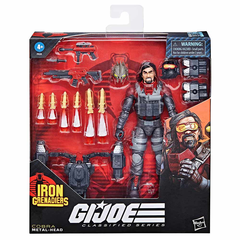 G.I. Joe Classified Series: #118 Iron Grenadier Metal-Head