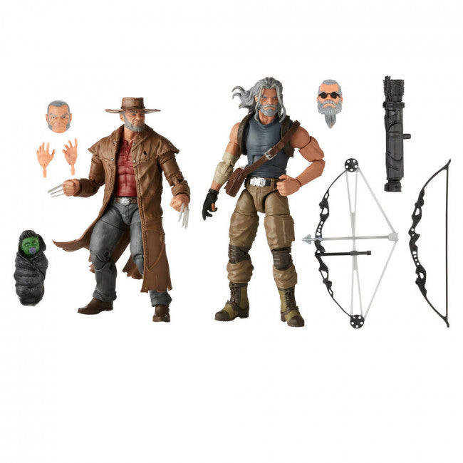 Marvel Legends Series X-Men Premium Marvel's Logan and Marvel's Hawkeye Action Figure 2-Pack