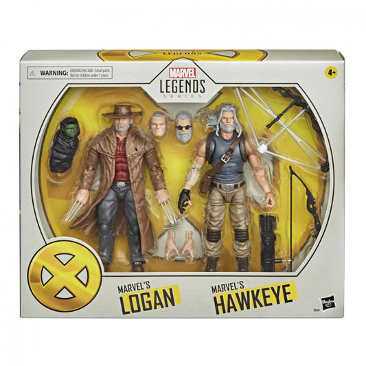 Marvel Legends Series X-Men Premium Marvel's Logan and Marvel's Hawkeye Action Figure 2-Pack