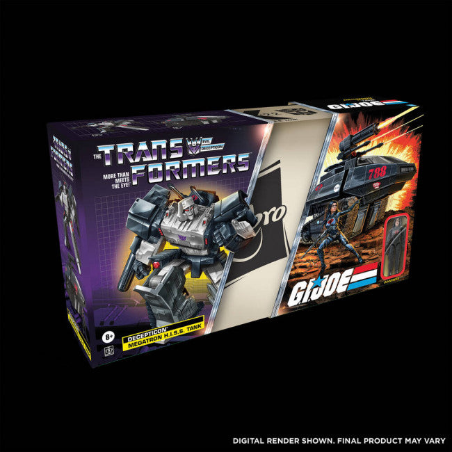 Transformers Collaborative: G.I. Joe Mash-Up - Megatron H.I.S.S. Tank and Baroness Action Figure