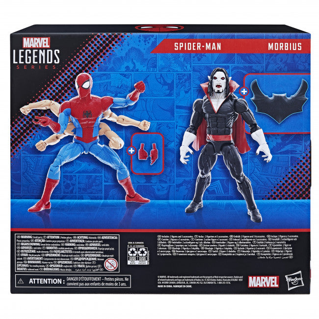 Marvel Legends Series: Spider-Man vs Morbius 2PK