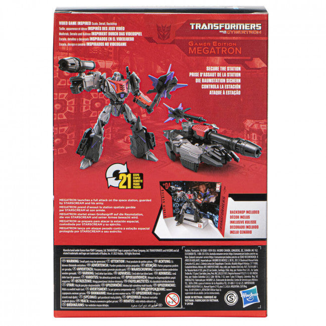 Transformers Studio Series Voyager Class War for Cybertron Gamer Edition Megatron 04