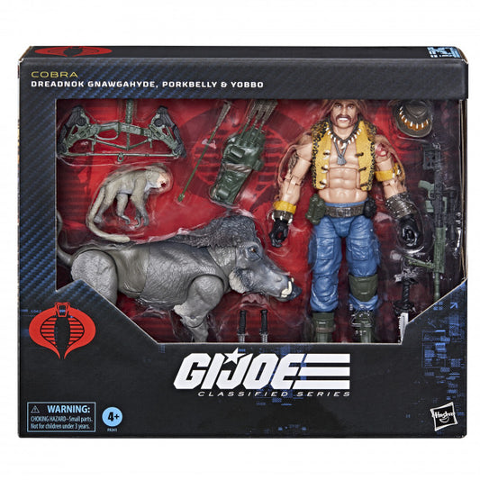 G.I. Joe Classified Series: #125 Dreadnok Gnawgahyde and pets Porkbelly & Yobbo