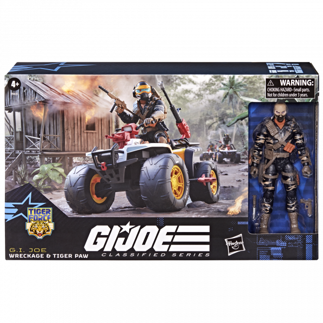 G.I. Joe Classified Series: #137 Tiger Force Wreckage & Tiger Paw ATV