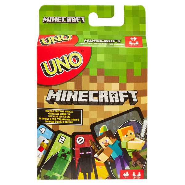 UNO Card Game Minecraft theme