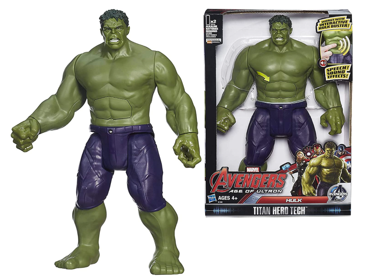 Marvel Avengers Hulk Action Figure Titan Tech Interactive Talking Electronic Toy