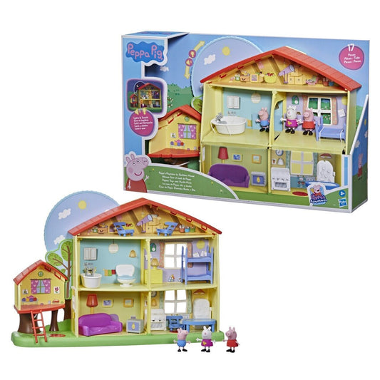 Peppa Pig Peppa's Playtime to Bedtime House Lights Sounds George Suzy Toy
