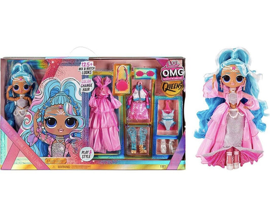 LOL Surprise OMG Queens Splash Beauty Fashion Doll with 125+ Mix & Match