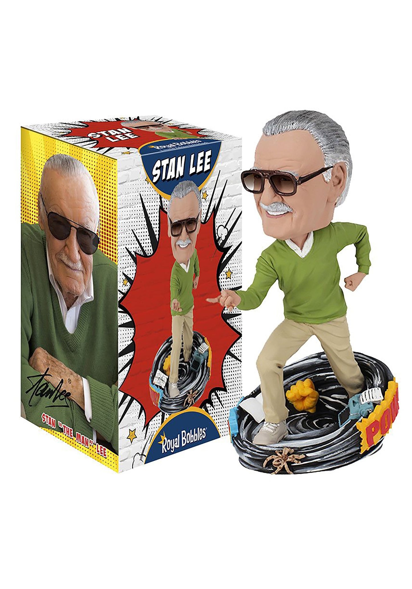 Royal Bobbles Stan Lee Bobblehead Figure