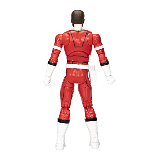 Power Rangers Lightning Collection Turbo Red Ranger 6-Inch Premium Collectible Action Figure Toy with Accessories, Kids Ages 4 and Up