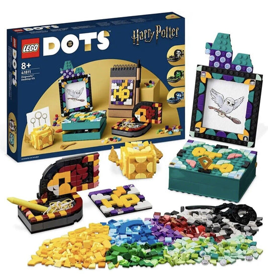 LEGO DOTS Hogwarts Desktop Kit 41811 DIY Craft Decoration Kit Fun Desk Set