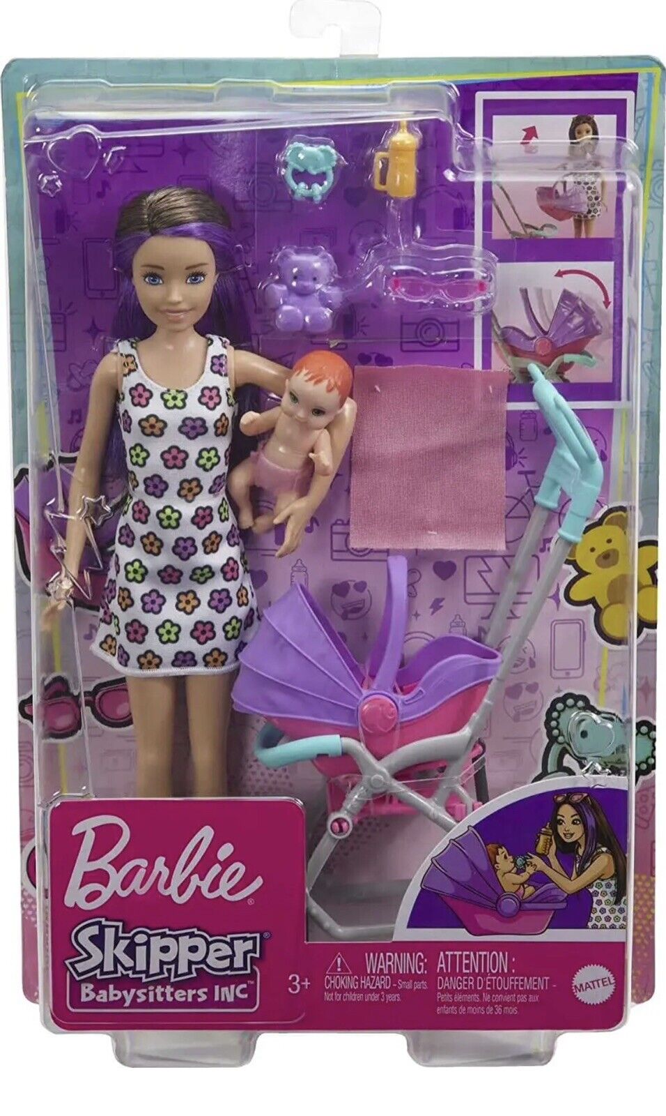 Barbie Babysitter Doll Brunette