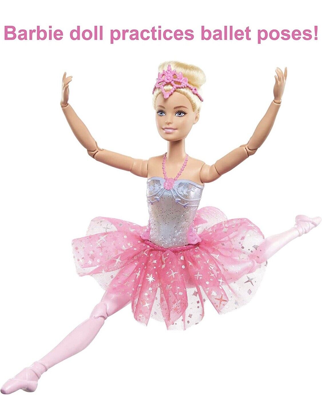 Barbie Dreamtopia Twinkle Lights Ballerina Dancing Doll HLC25 Lights Up & Twirls