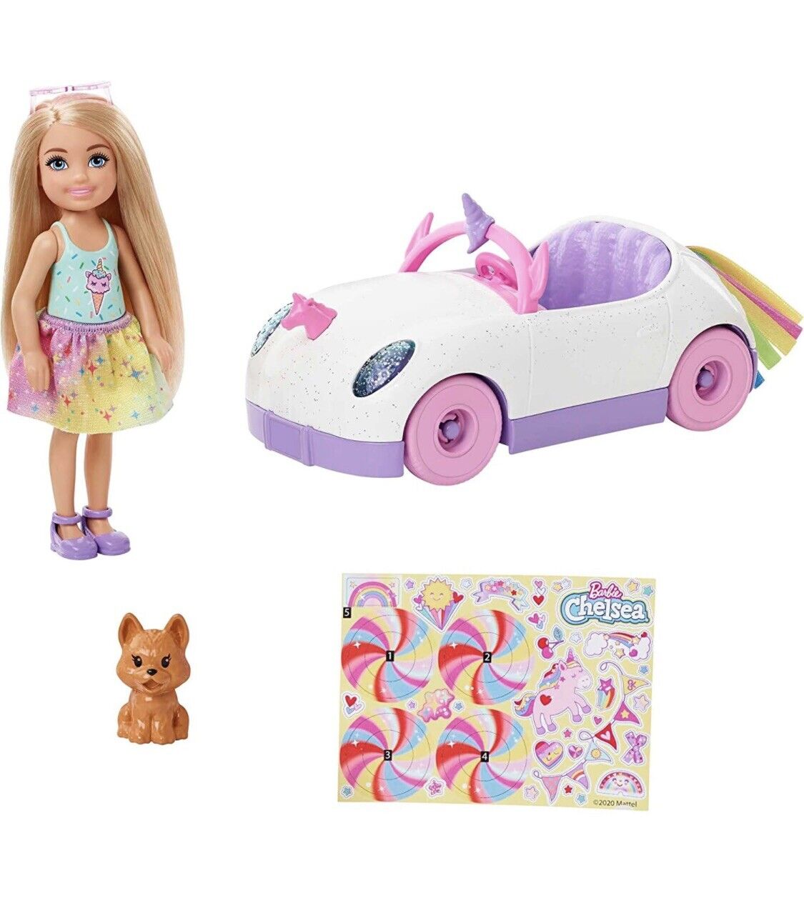 Barbie Chelsea Doll And Car