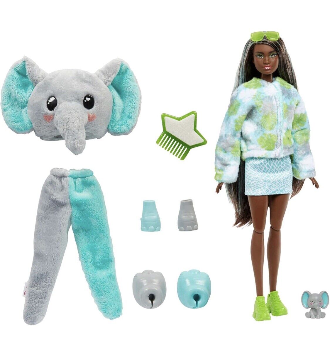 Barbie Cutie Reveal Jungle Series Elephant Doll