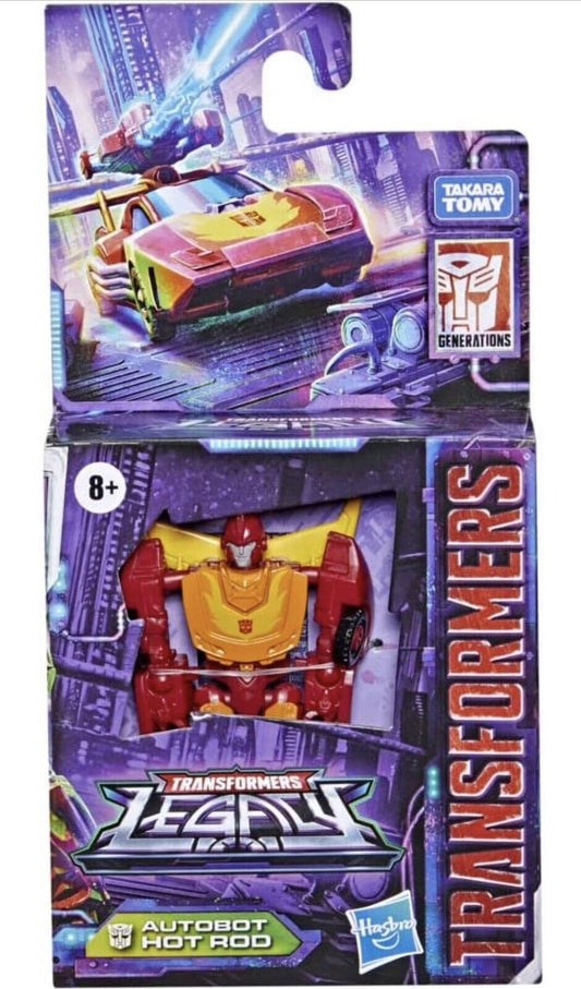 Transformers Toys Generations Legacy Core Autobot Hot Rod Action Figure