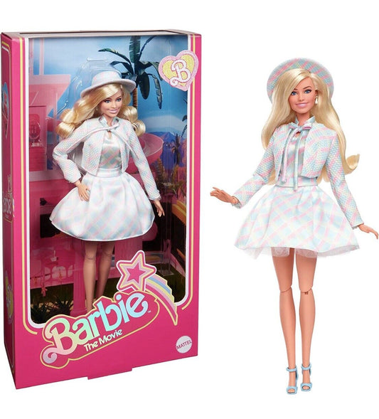 barbie the movie white dress