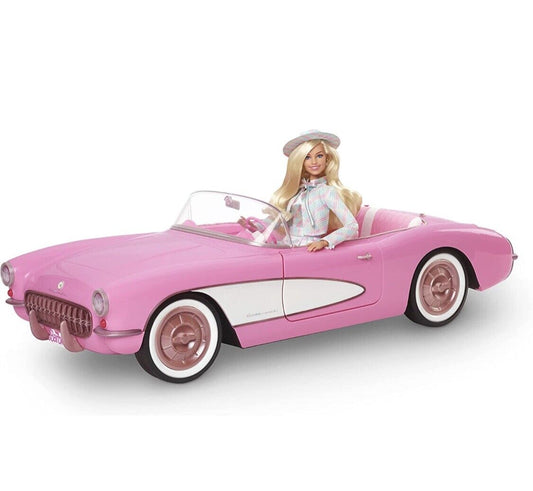 barbie the movie pink car