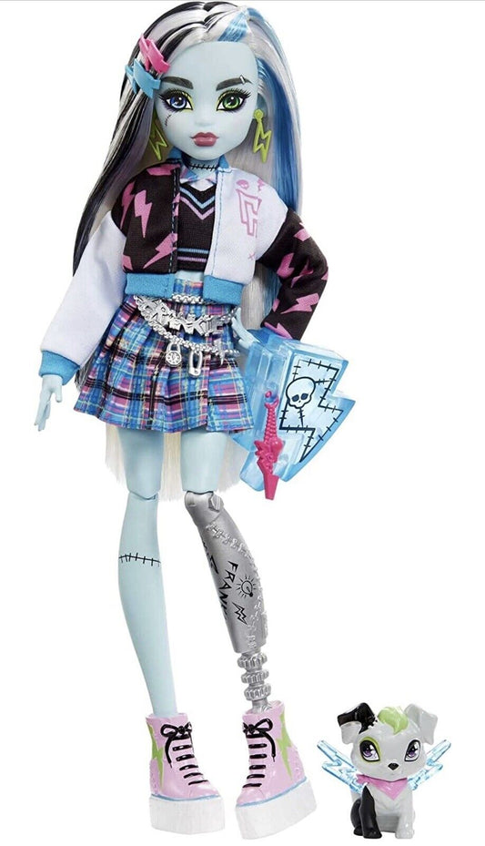 Monster High Doll Frankie Stein with Pet & Accessories