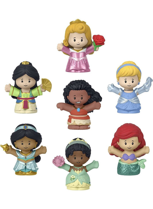 Fisher-Price Little People Disney Princess Toys Set of 7 Character Figures