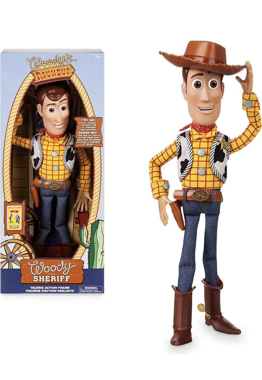 Disney Store Toy Story 4 Interactive Talking Action Figure Woody 35 Cm