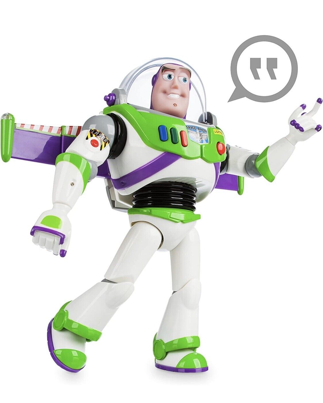 Disney Toy Story Buzz Lightyear 12" Advanced Talking Interactive Action Figure