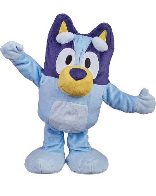 BLUEY Dance and Play Bluey 36cm Animated Plush with Phrases and Songs 17355