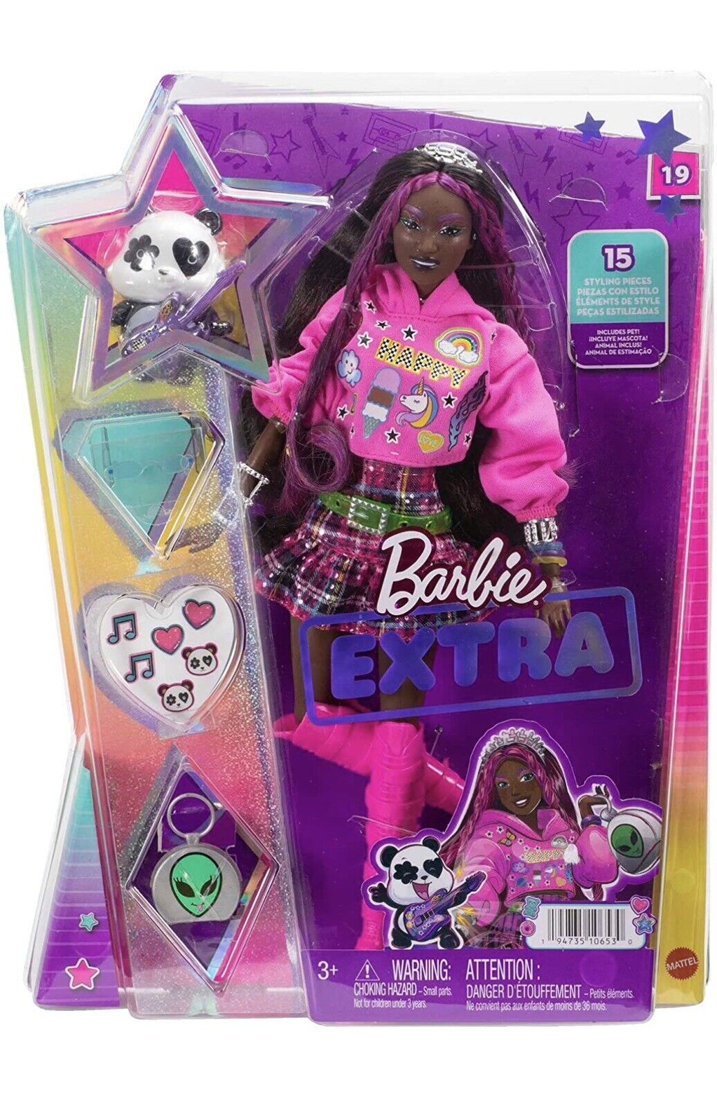 Barbie Doll Extra with Pet Panda