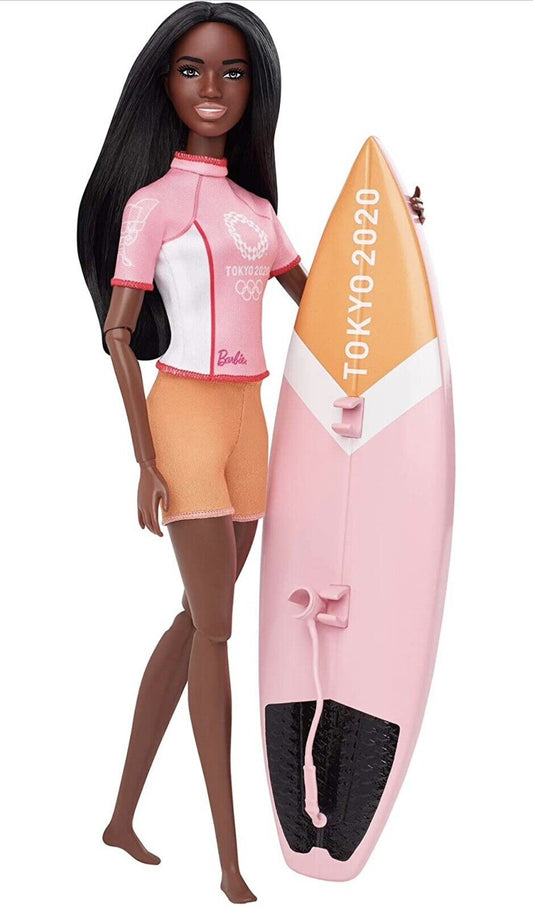 Barbie Surfer Girl Doll Olympic Games Tokyo 2020 Sports And Fitness Surfing Toy