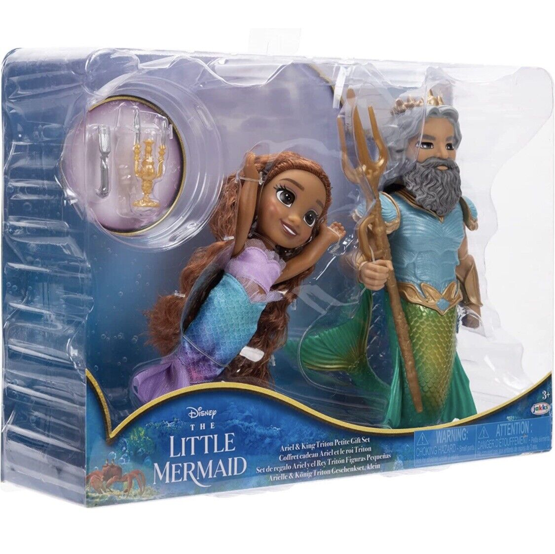 Disney the Little Mermaid Ariel Doll and King Triton on sale