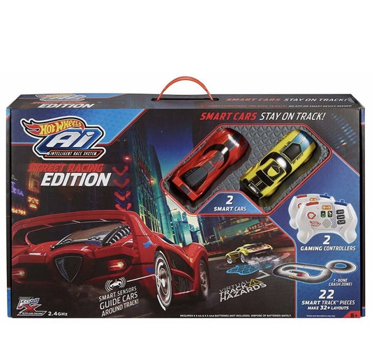 Hot Wheels Ai Intelligent Race System Street Racing Edition Virtual Smart Cars