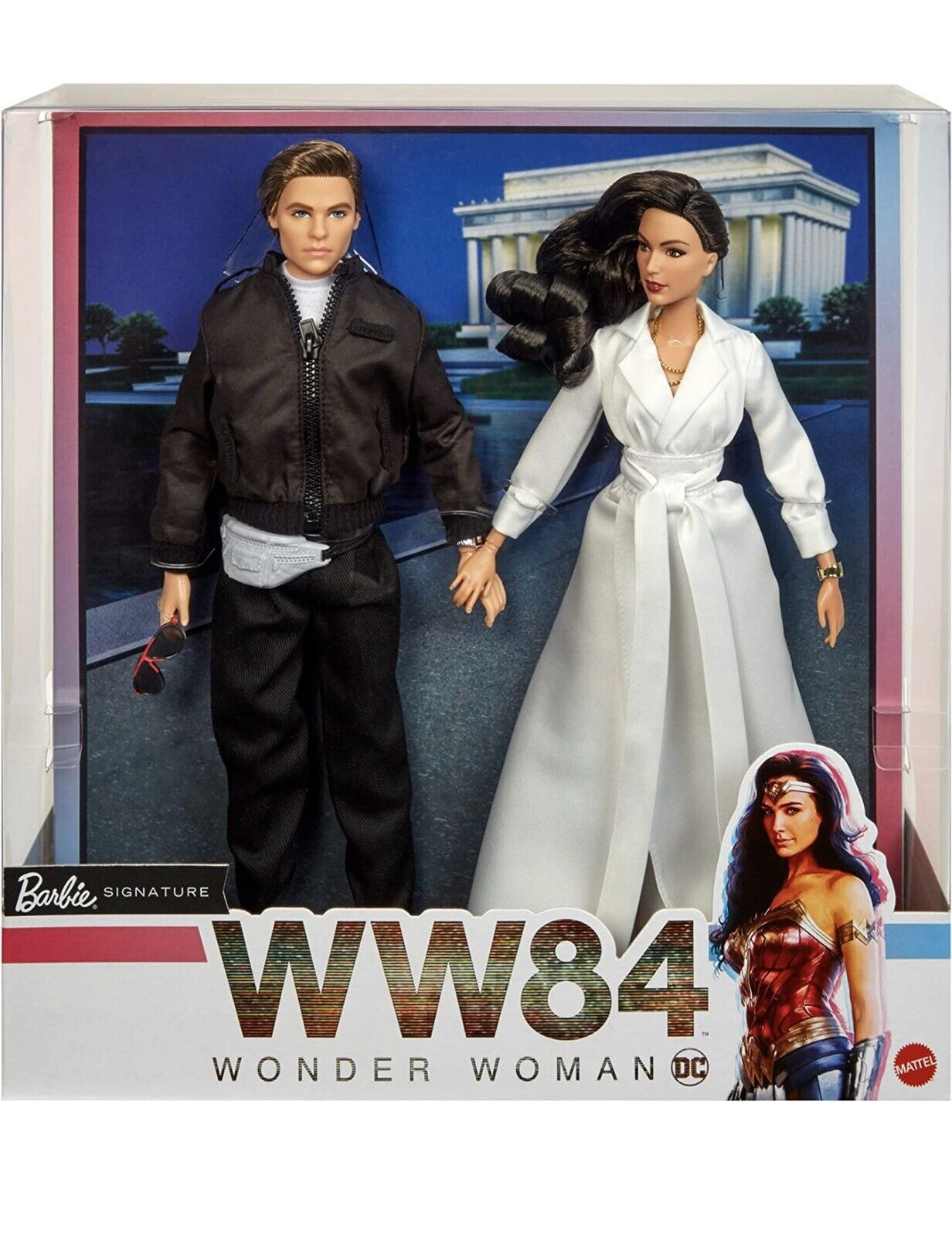 Barbie Wonder Woman 1984 2-Doll Gift Set Diana Prince Gala Gown & Steve Trevor