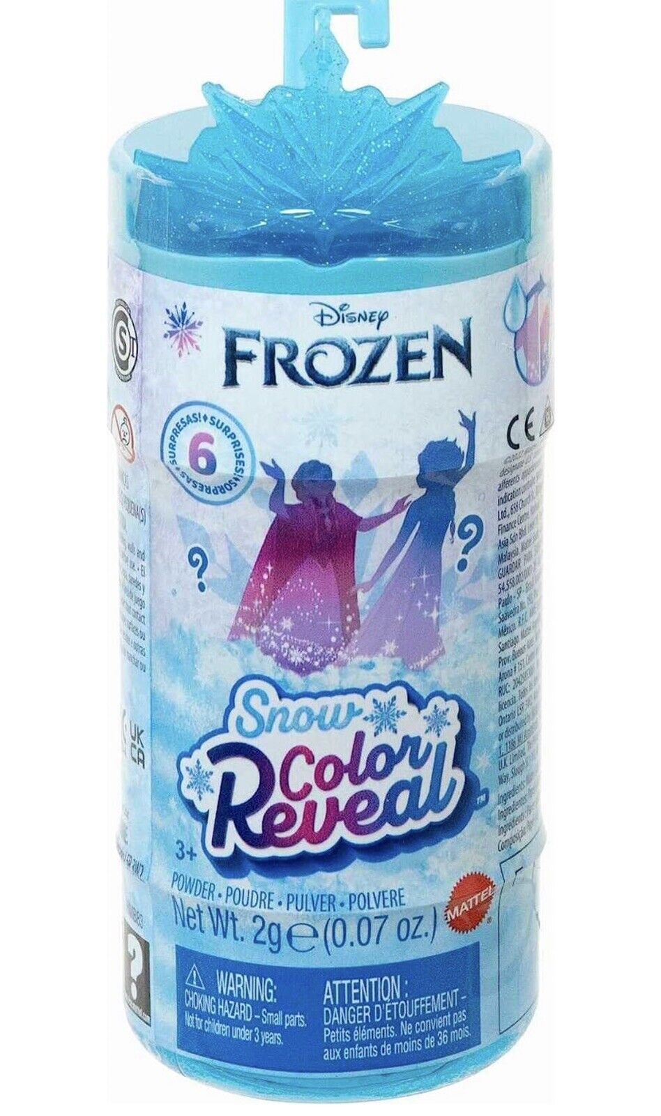 DISNEY FROZEN SNOW COLOR REVEAL DOLL