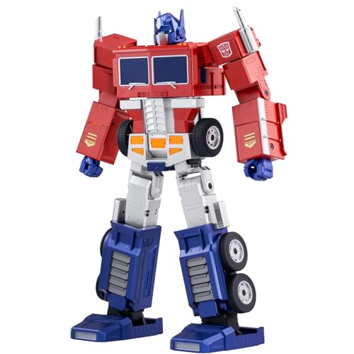 Robosen Transformers Optimus Prime (Elite Edition)- Auto Transforming Robot, Remote app Control, programmable Robot, Voice Interaction, Transformers Toy, 16 Inch