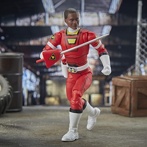 Power Rangers Lightning Collection Turbo Red Ranger 6-Inch Premium Collectible Action Figure Toy with Accessories, Kids Ages 4 and Up