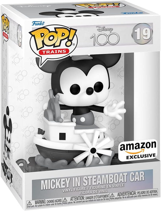 Funko PoP! Disney: D100 - Mickey Mouse Train Vinyl Figure, 5.6-Inch Height
