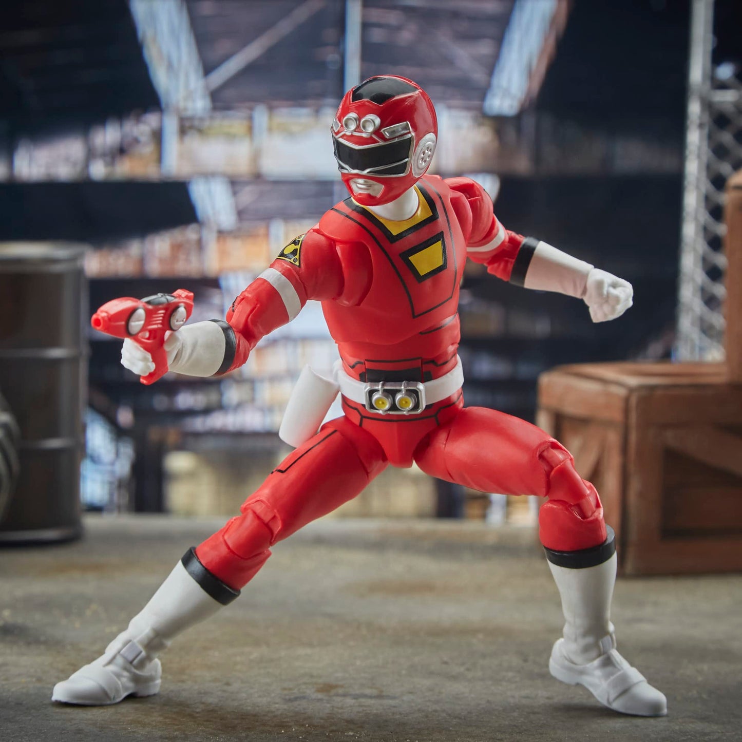 Power Rangers Lightning Collection Turbo Red Ranger 6-Inch Premium Collectible Action Figure Toy with Accessories, Kids Ages 4 and Up