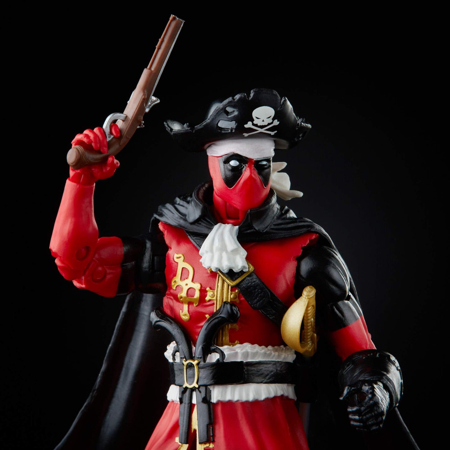 MARVEL - Deadpool - Legends Series - 6' Deadpool - Pirate suit with 3 Accessories - Premium Action Figure and Toys for Kids - Boys and Girls - Ages 4+