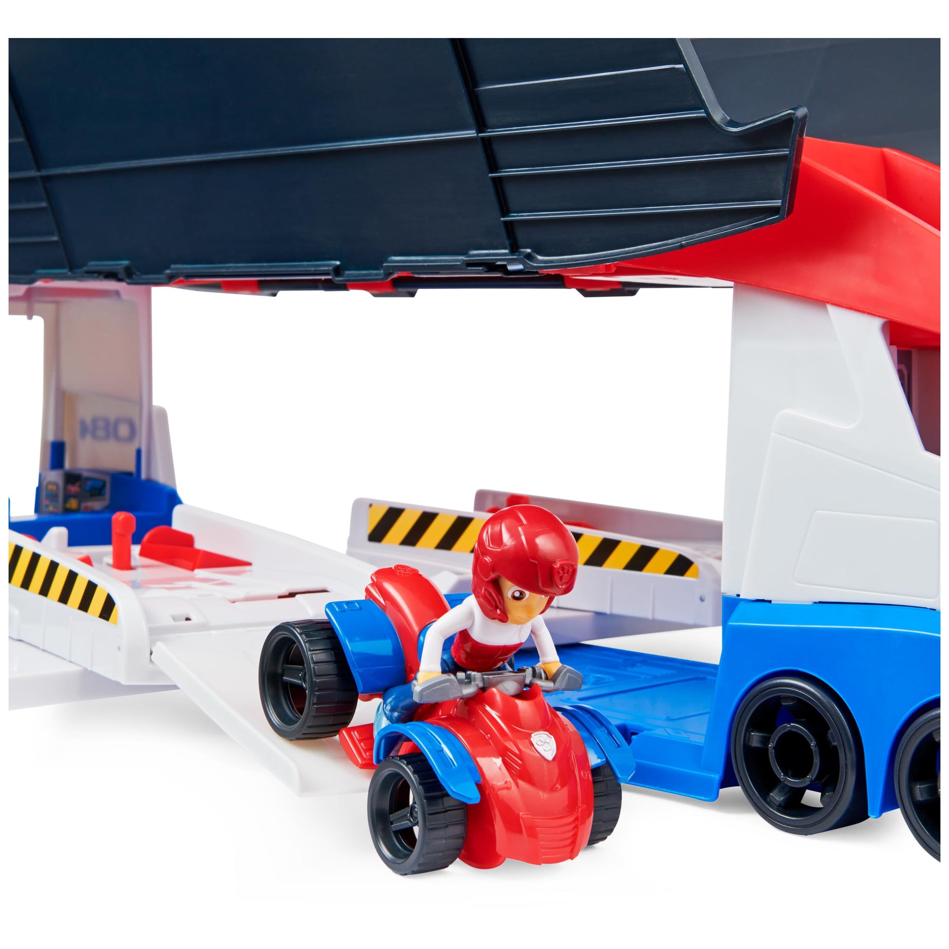 PAW PATROL, Transforming PAW Patroller with Dual Vehicle Launchers, Ryder Action Figure 