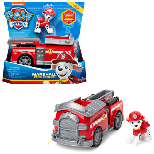 Paw Patrol Marshall’s Fire Engine Vehicle with Collectible Figure, for Kids Aged 3 Years and Over