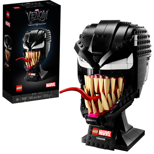 LEGO Marvel Spider-Man Venom 76187 Collectible Building Kit for-Adults; LEGO Venom-Mask, Great for Spider-Man Fans, Marvel Movie Watchers and Model-Building Enthusiasts, New 2021 (565 Pieces)